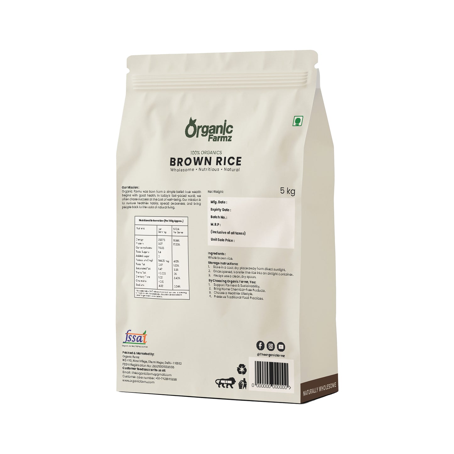Organic Brown Rice