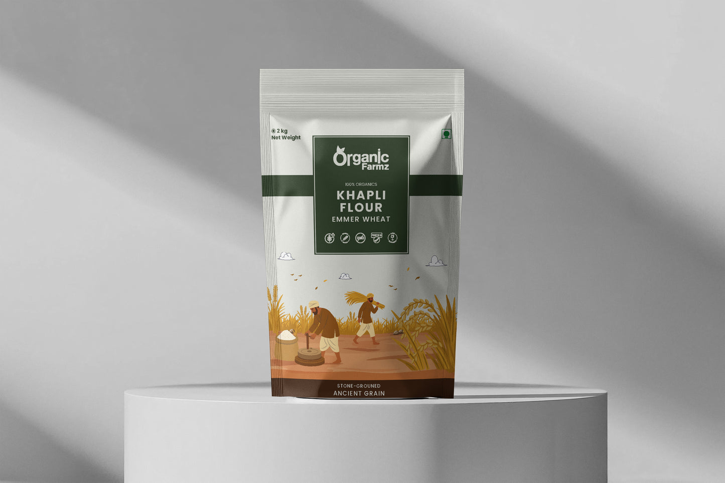 Organic Khapli Flour