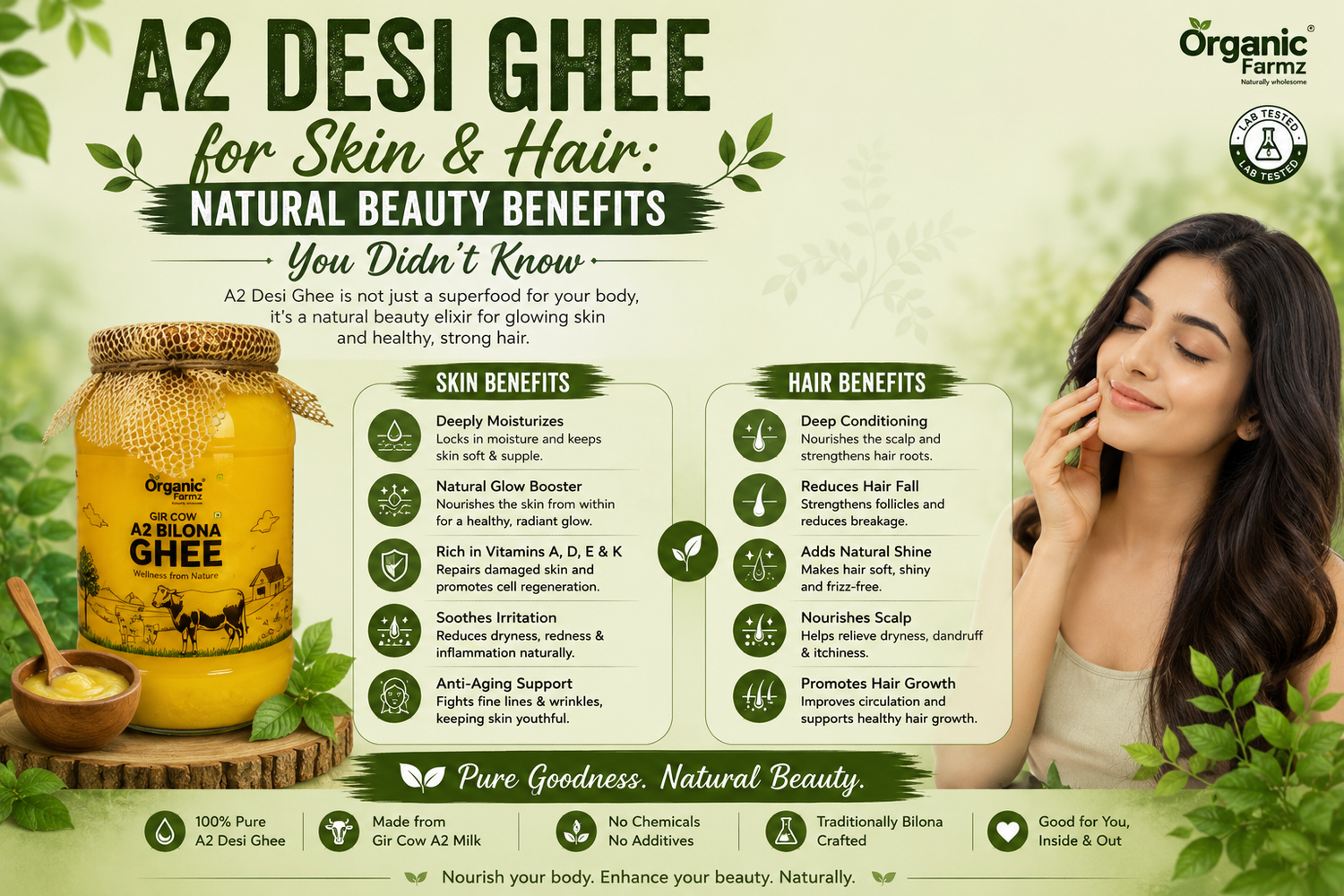 A2 Desi Ghee for Skin & Hair: Natural Beauty Benefits You Didn’t Know
