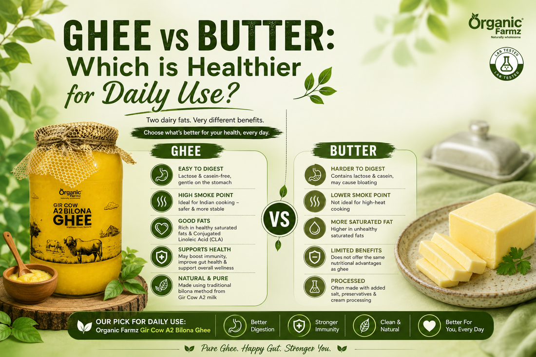Ghee vs Butter: Which is Healthier for Daily Use?