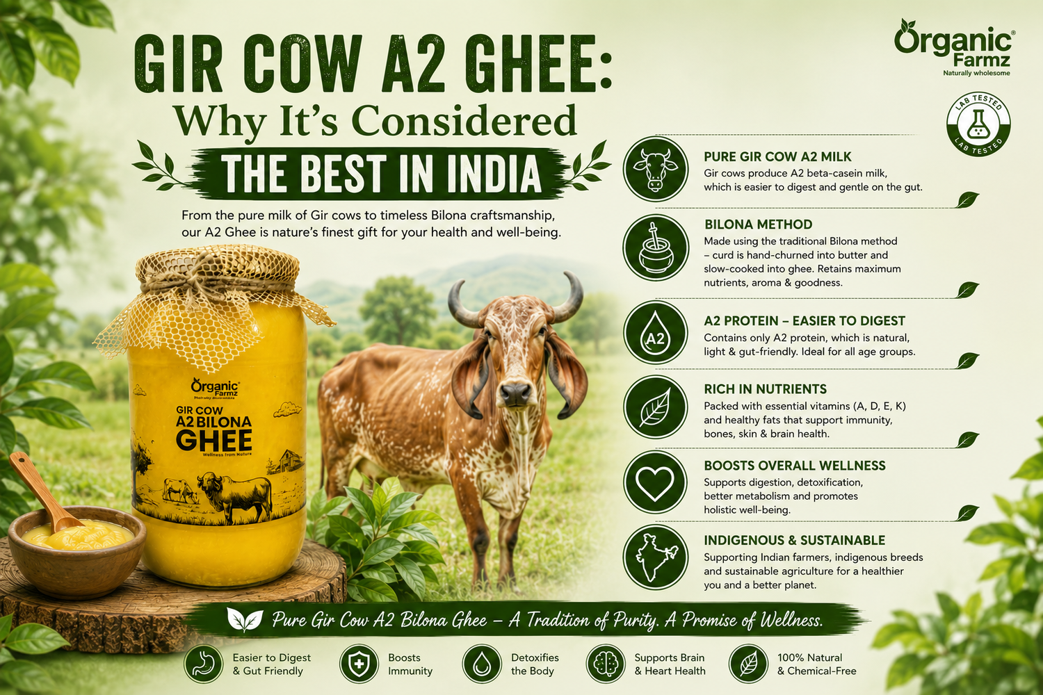 Gir Cow A2 Ghee: Why It’s Considered the Best in India