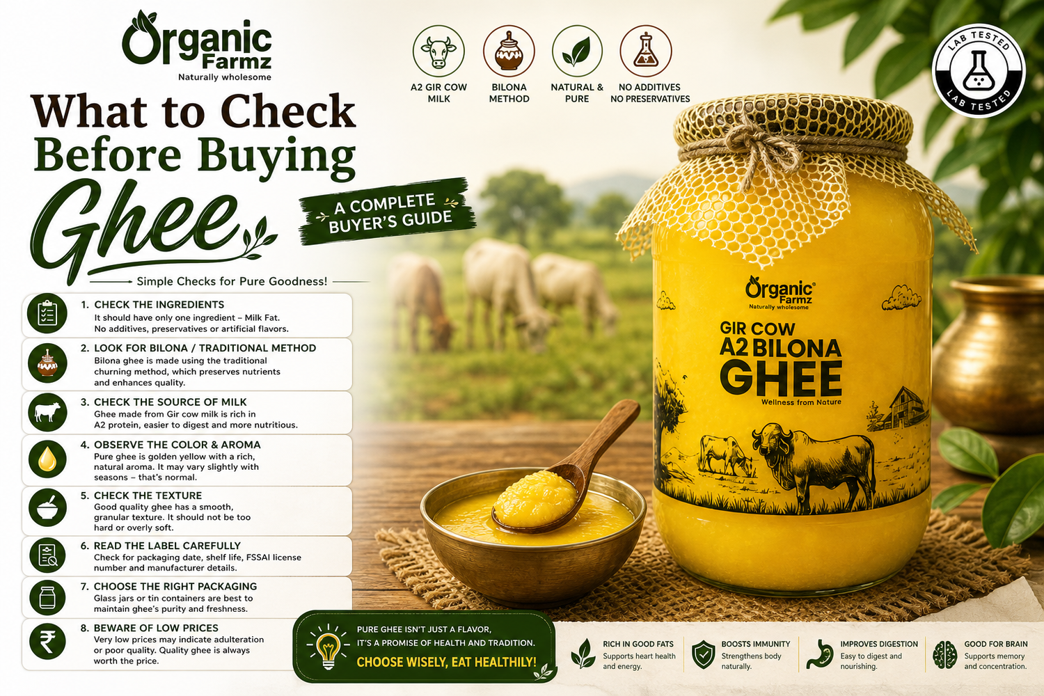 What to Check Before Buying Ghee: A Complete Buyer’s Guide