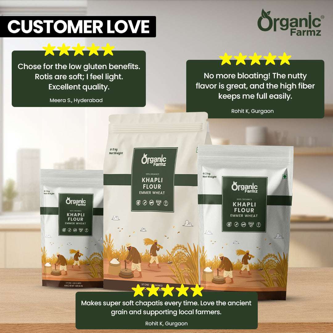 Organic Khapli Flour