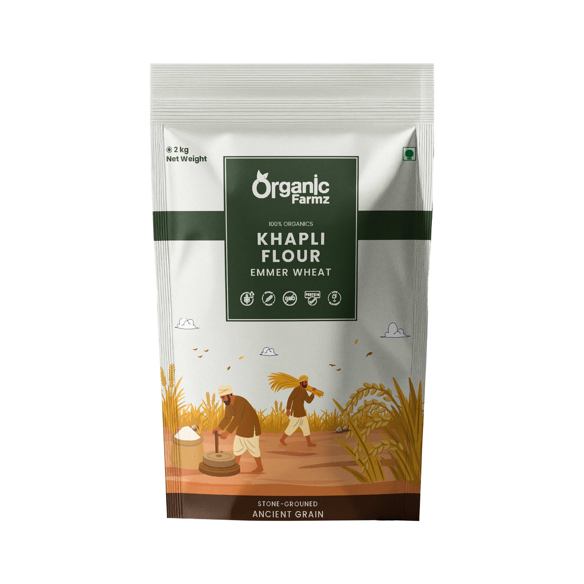 Organic Khapli Flour