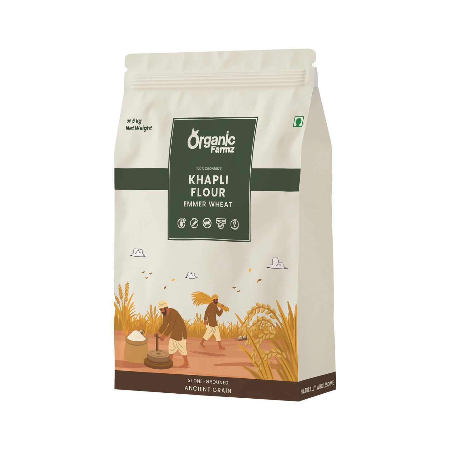 Organic Khapli Flour