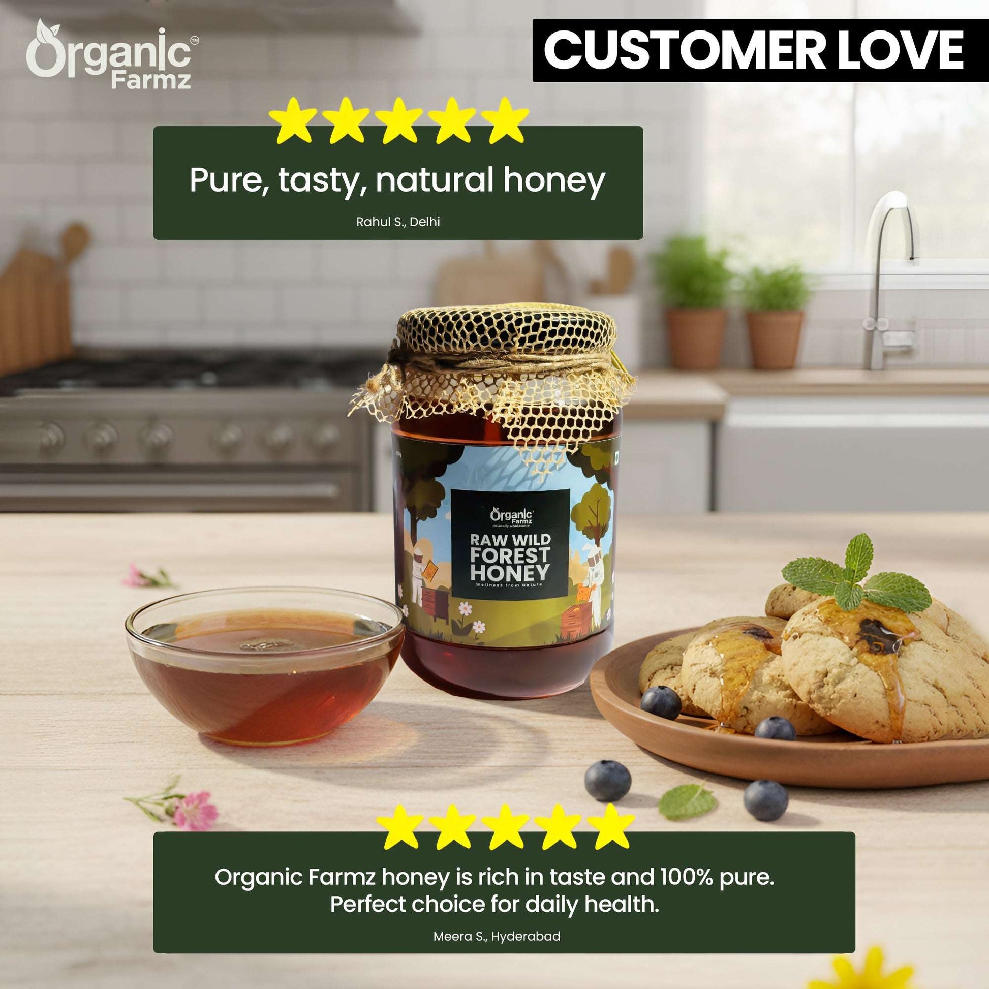 Natural and Organic Honey