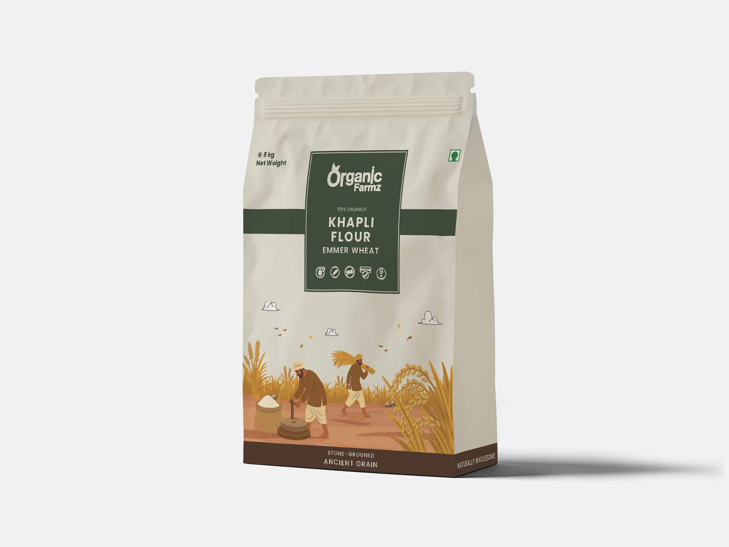 Organic Khapli Flour